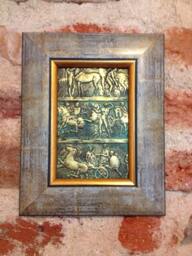 Bronze Bas Relief Wall Art Ancient World Replica