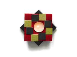Red, Anthracite Grey & Green