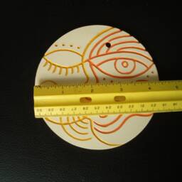 Solil - Ooak Carved Ceramic Wall Art Decor - thumbnail 4