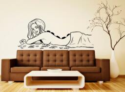 Spa Beauty Salon Wall Vinyl Decal Massage Sticker Girl Woman Art Modern Design Murals Interior Decor - 11Spa - thumbnail 1