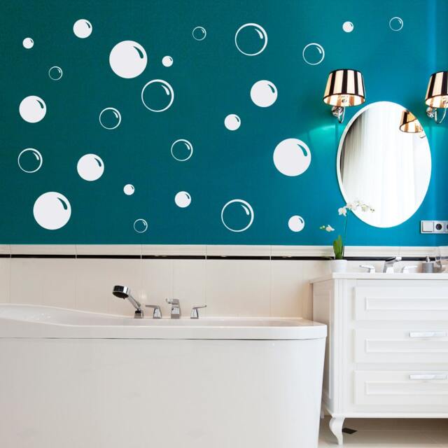 Bubble Wall Decal Set Bathroom Decor, Set Of 25 - image 1