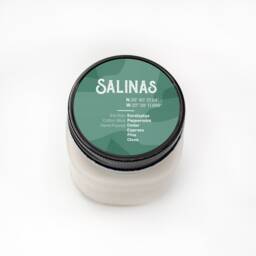 Salinas California Soy Wax Candle, Eucalyptus Peppermint Pine Scented, Small Batch Eco-Friendly Candle - thumbnail 1