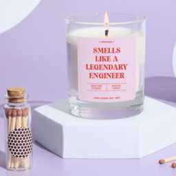 Funny Candle Gift For Engineer Smells Like A Legendary Unique Keepsake Engineering Student Graduation - thumbnail 1