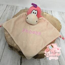 Personalised Baby Comforter, Cubbie Dragon, Personalized Stuffie Blankie, New Gift - thumbnail 2