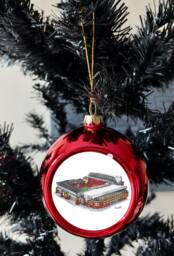 Anfield Drawing Inspired Christmas Bauble Drawing Design - Football Decoration Gifts Stadium Art