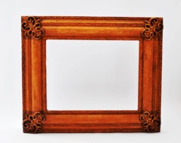 Rustic Photo Frame, Wooden Picture Wedding Wood Carved 5x7 8x10 Frame - thumbnail 1