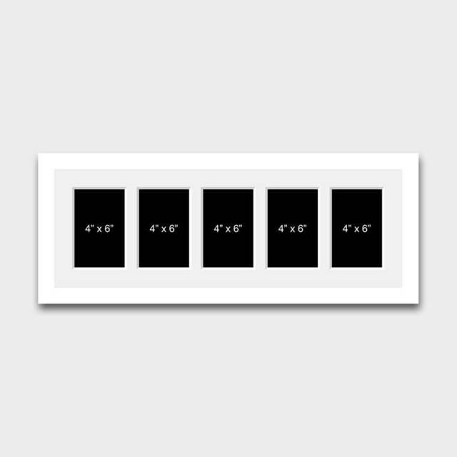 "Multi Photo Picture Frame - Holds 5 6""x4" - image 1