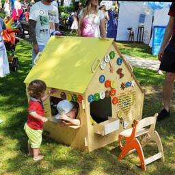 Lil House Wooden Kids Chair With Transformable Height Kids Furniture Room Preschool Chair Childrens Natural - thumbnail 3
