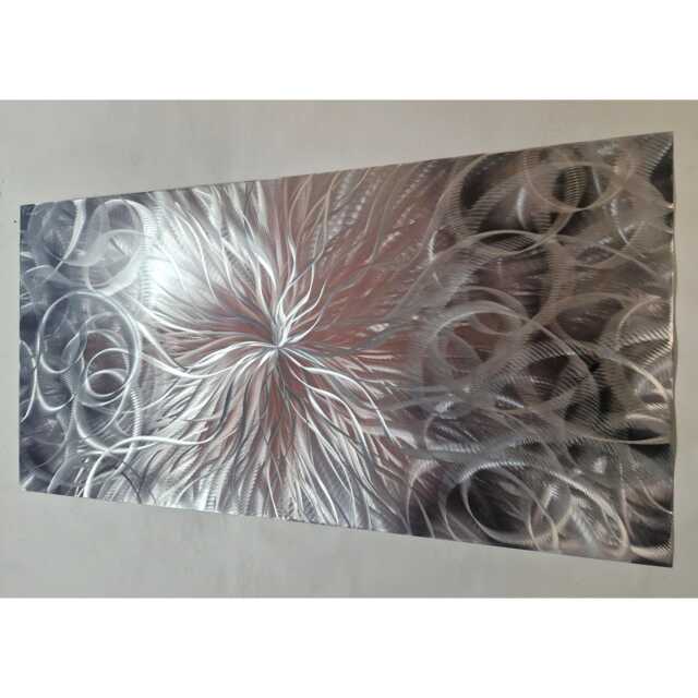 Confused Nova. Modern Metal Wall Art, Silver, Copper, Gery & Black. Indoor/Outdoor Decor - image 1