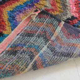 Moroccan Rug, Custom Fabulous Boujad Authentic, Azilal Abstract Multicolored Carpet - thumbnail 4