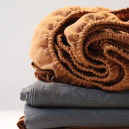 stonewashed Linen Fitted Sheet - Pure Lithuanian Various Colors Soft Breathable Bedding Queen King Natural - thumbnail 3