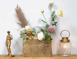 Golden Handbag Style Planter - thumbnail 1