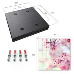 Floral Charm Key Cabinet For Home, Pink Industrial Box, Romantic Flowers & Plants, Lovers Of Nature Elegance - thumbnail 4