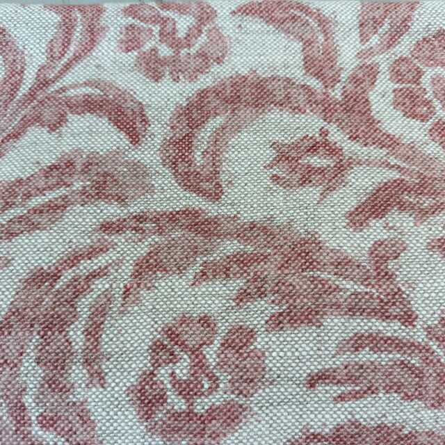 Fermoie Marlborough Designer Decorative Pink Linen Cushion Pillow Throw Cover - image 1