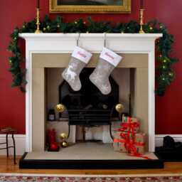 Luxury White & Silver Christmas Stocking - Personalised Embroidered Name Snowflake Or Reindeer Design UK Gift - thumbnail 2