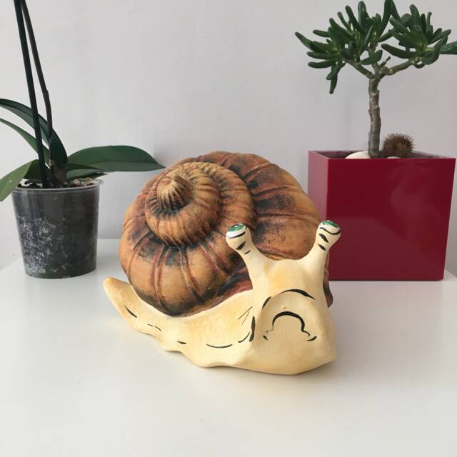 Ceramic Snail Statue, Garden Sculpture, Decoration, Outdoor Statues, Painted Figurines, Art Stail - image 1