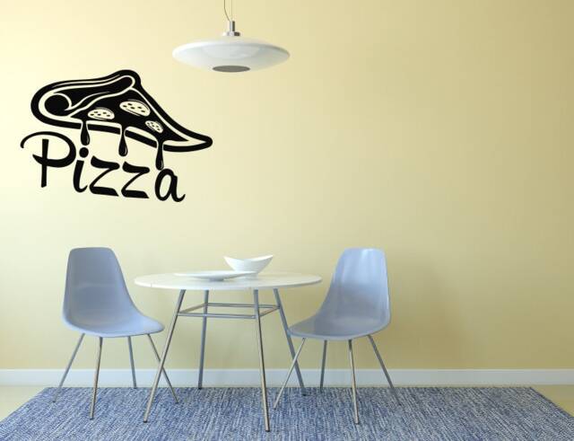 Pizza Wall Decal Removable Vinyl Pizzeria Decor 2430 - image 1