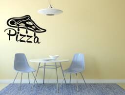 Pizza Wall Decal Removable Vinyl Pizzeria Decor 2430 - thumbnail 1
