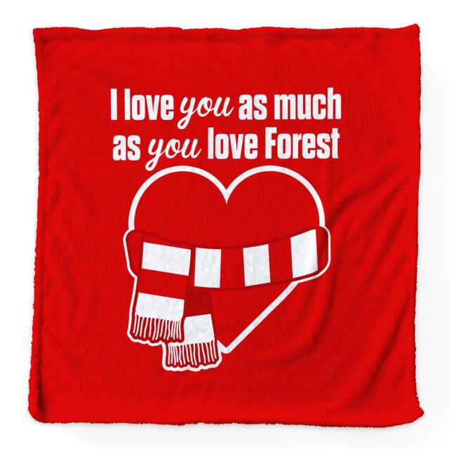Love You As Much Forest - Luxury Fleece Blanket 150cm X Made in England - image 1