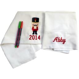 Nutcracker Autograph Child Pillowcase Custom Embroidered & Personalized - thumbnail 1