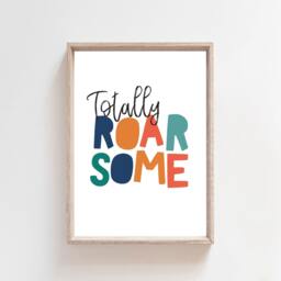 Set Of 3 Boys Bedroom Wall Art, Nursery Prints, Jungle Boho Safari Orange Teal Blue, Art - thumbnail 2