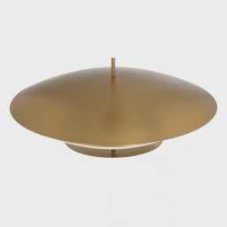 1950's Mid Century 4 Light Celling Flush Mount Fixture Pendant Cosmic Duo Regolith Modern Brass Chandelier - thumbnail 3