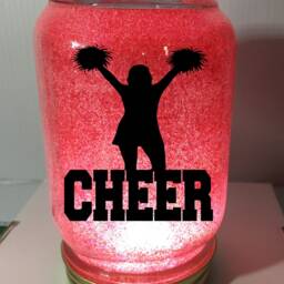 Customizable & Personalizable Cheerleading Night Light Gift - thumbnail 3