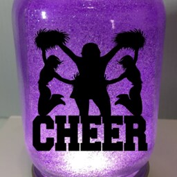 Customizable & Personalizable Cheerleading Night Light Gift - thumbnail 2
