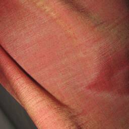 Pillow, Lumbar, Silk Pillow, Sofa Noble/Elegant, Hand-Woven Silk, Tsumugi, High-Class, Apricot Peach, 25x50cm - thumbnail 4
