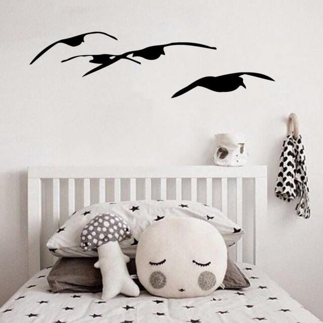 Wall Decals Flying Seagulls Birds Home Vinyl Decal Sticker Art Mural Living Room Design Interior Kids Nursery Baby Decor M306 - image 1