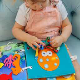 Felt Quiet Book Montessori Busy Board For Toddlers - thumbnail 2