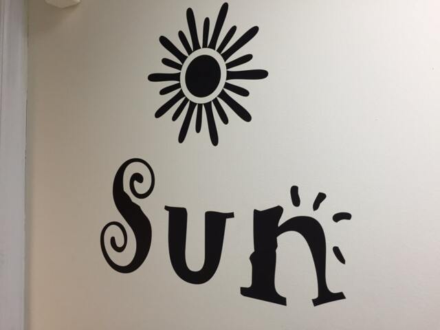 Tanning Salon Decor, Sun Gym Wall Decal, Summer Home Decor - image 1