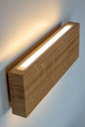 Wall Lamp Rectangle #1 Made Of Solid Oak