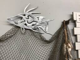 Handmade Hogfish Metal Wall Art, Coastal Home Decor - thumbnail 1