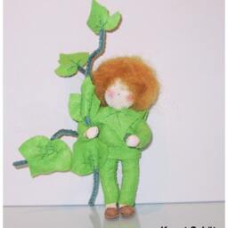 Doll Waldorf Art Ivy, Ivy, Doll, Ivy Tendril, Green, Decoration - thumbnail 3