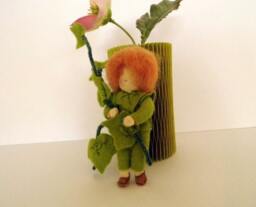 Doll Waldorf Art Ivy, Ivy, Doll, Ivy Tendril, Green, Decoration - thumbnail 2