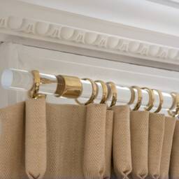 Brass Curtain Rings - Nickel For Modern Poles & Rods - thumbnail 3