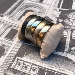 Brass Curtain Rings - Nickel For Modern Poles & Rods - thumbnail 4