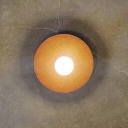 Terracotta Wall Sconce Handmade Ceramic Light Fixture - thumbnail 2