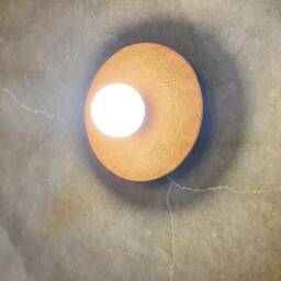 Terracotta Wall Sconce Handmade Ceramic Light Fixture - thumbnail 4