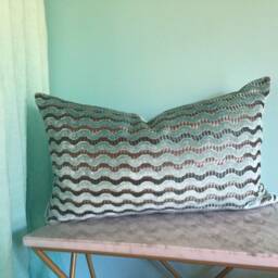 Murinne Celadon, Murrine Delft, Crocus - Designers Guild Decorative Pillow Cover - thumbnail 1