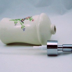 Soap Dispenser, White Ceramic Soap Pump, Lotion Handmade in Retro Vintage Style, A Gift For Her - thumbnail 3