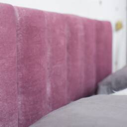 Velvet Headboard, 3D Soft Padded Wall Cushion Panels, Solid Colors, Modern Design For Playroom Sitting Areas & Bedroom, Sound Rooms Coating - thumbnail 3