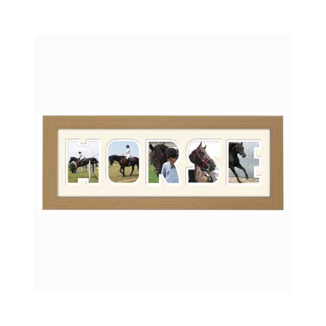 Horse Photo Frame Word Name Special Gift 26A By Photos in A Word - image 1