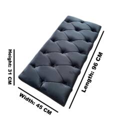 Handmade Chesterfield Velvet Ottoman Bench, UK Made - thumbnail 2