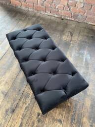 Handmade Chesterfield Velvet Ottoman Bench, UK Made - thumbnail 1