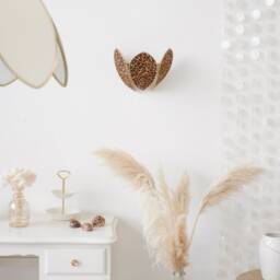 Flower Wall Lamp - Leopard & Gold - thumbnail 2