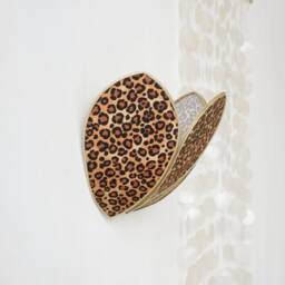 Flower Wall Lamp - Leopard & Gold - thumbnail 4