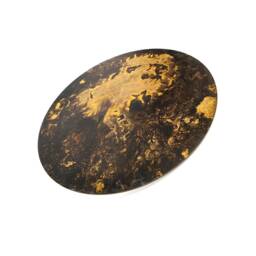 Kopar Round Aged Brass Dining Table D85 - thumbnail 3