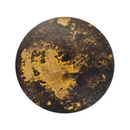 Kopar Round Aged Brass Dining Table D85 - thumbnail 2